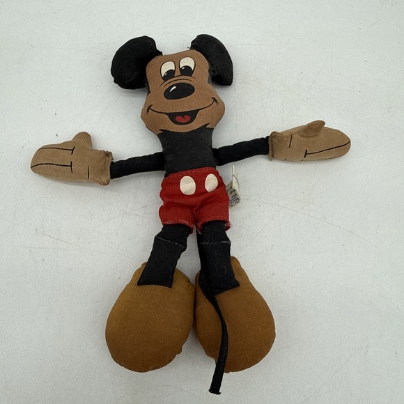 Other - Vintage Cloth Plush Mickey Mouse 60s-70s Walt Disney Approx 7.5"